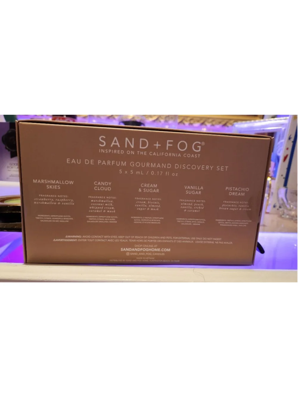 Sand + Fog sand fog